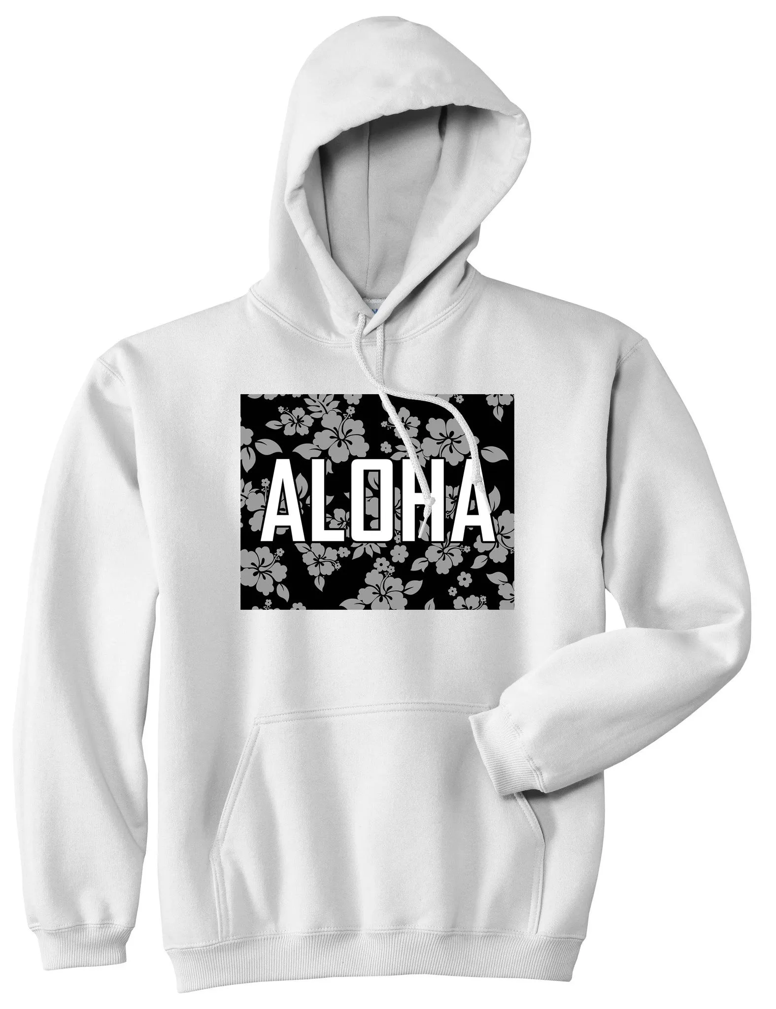 Aloha Hawaiian Pattern Pullover Hoodie