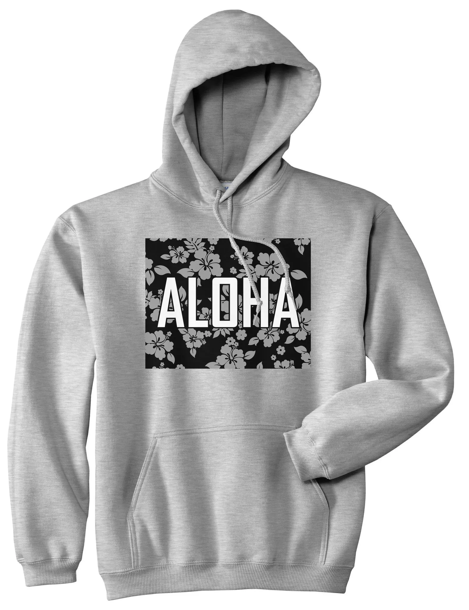 Aloha Hawaiian Pattern Pullover Hoodie