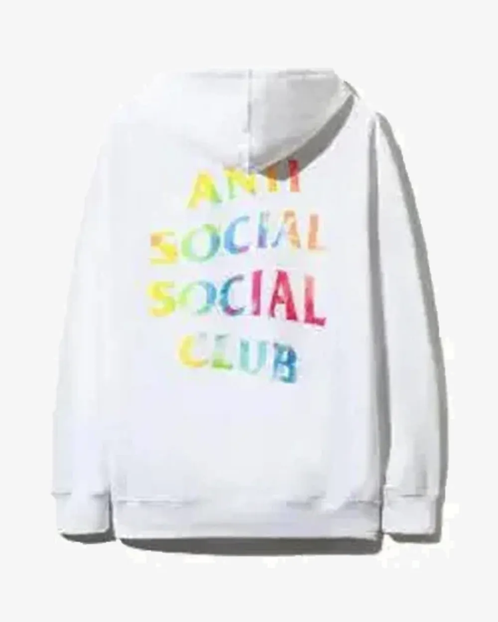 ASSC TIE DYE WHITE HOODIE -