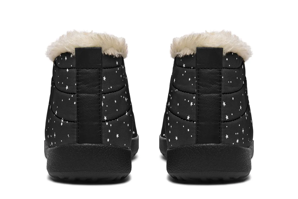 Astral Winter Sneakers - Warm & Easy Slip-On Shoes Lined with Vegan Wool with Anti-Slip Soles