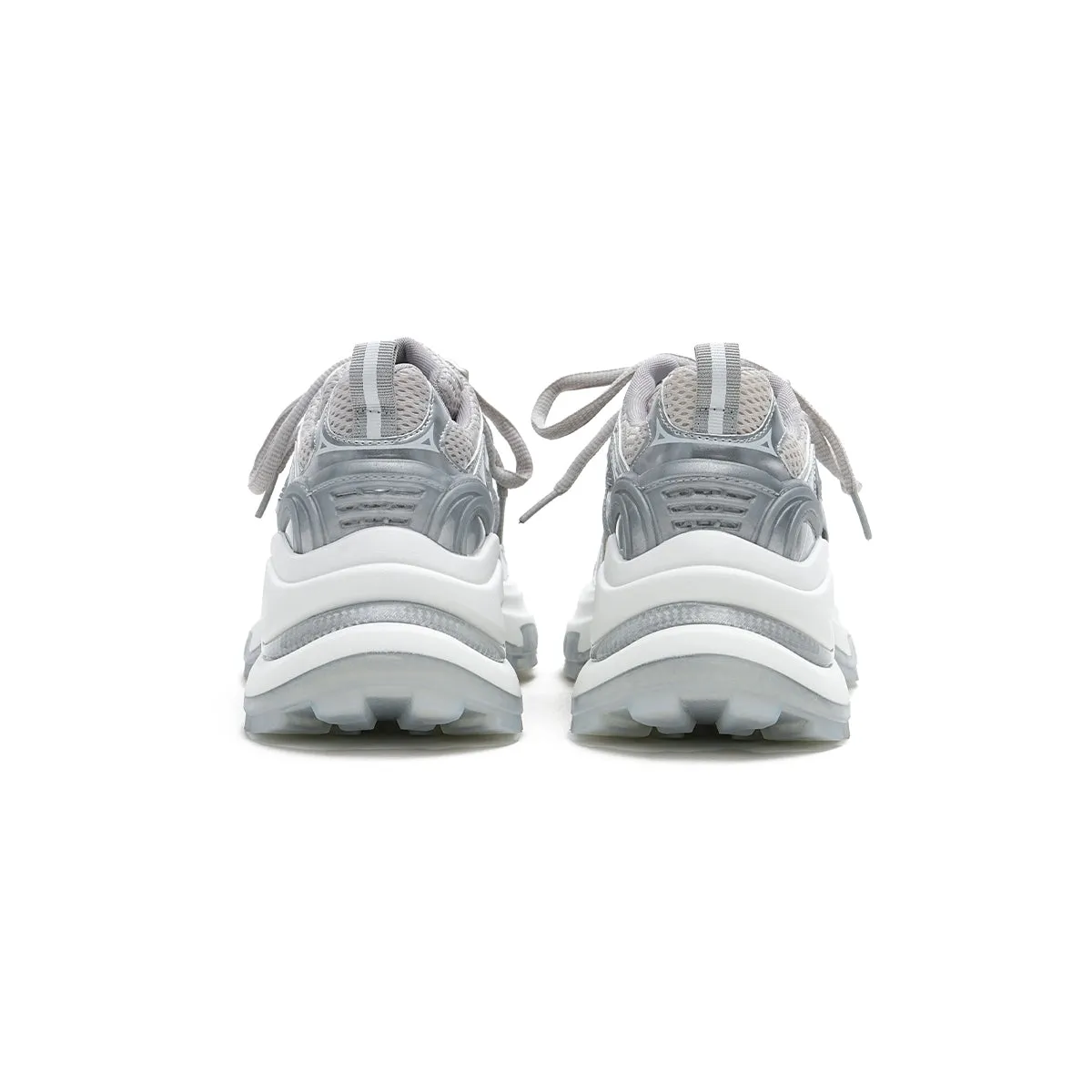 Breathable Mesh Platform Sneakers