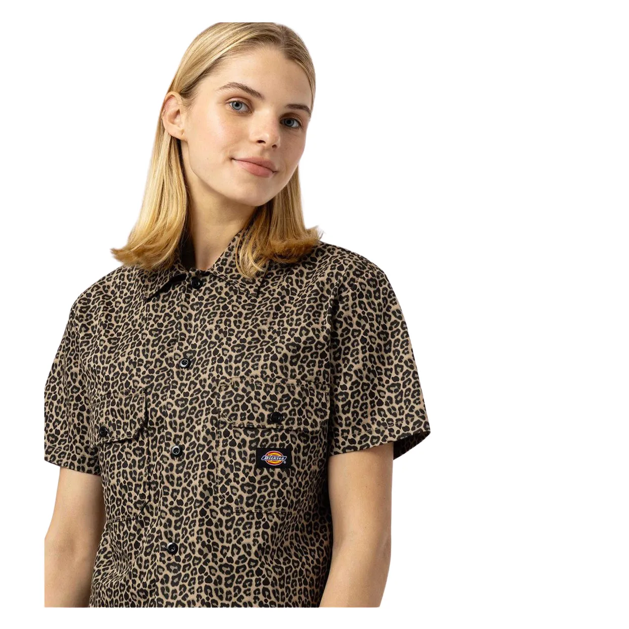 Camicia Donna Dickies Silver Firs Leopard