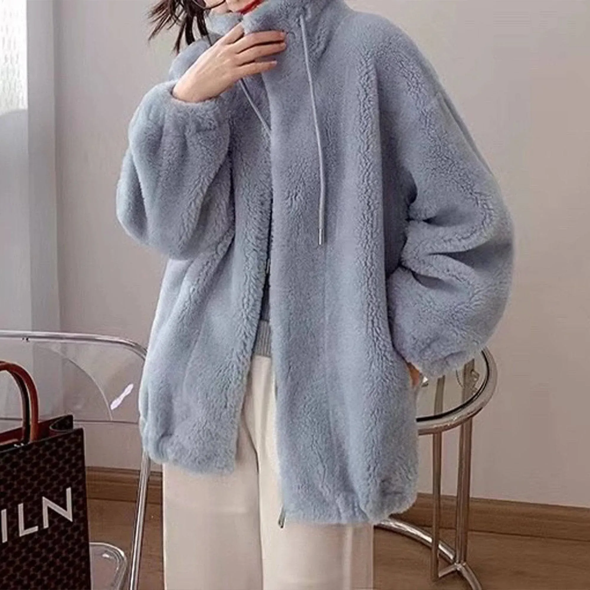 Camille Sheepskin Teddy Jacket