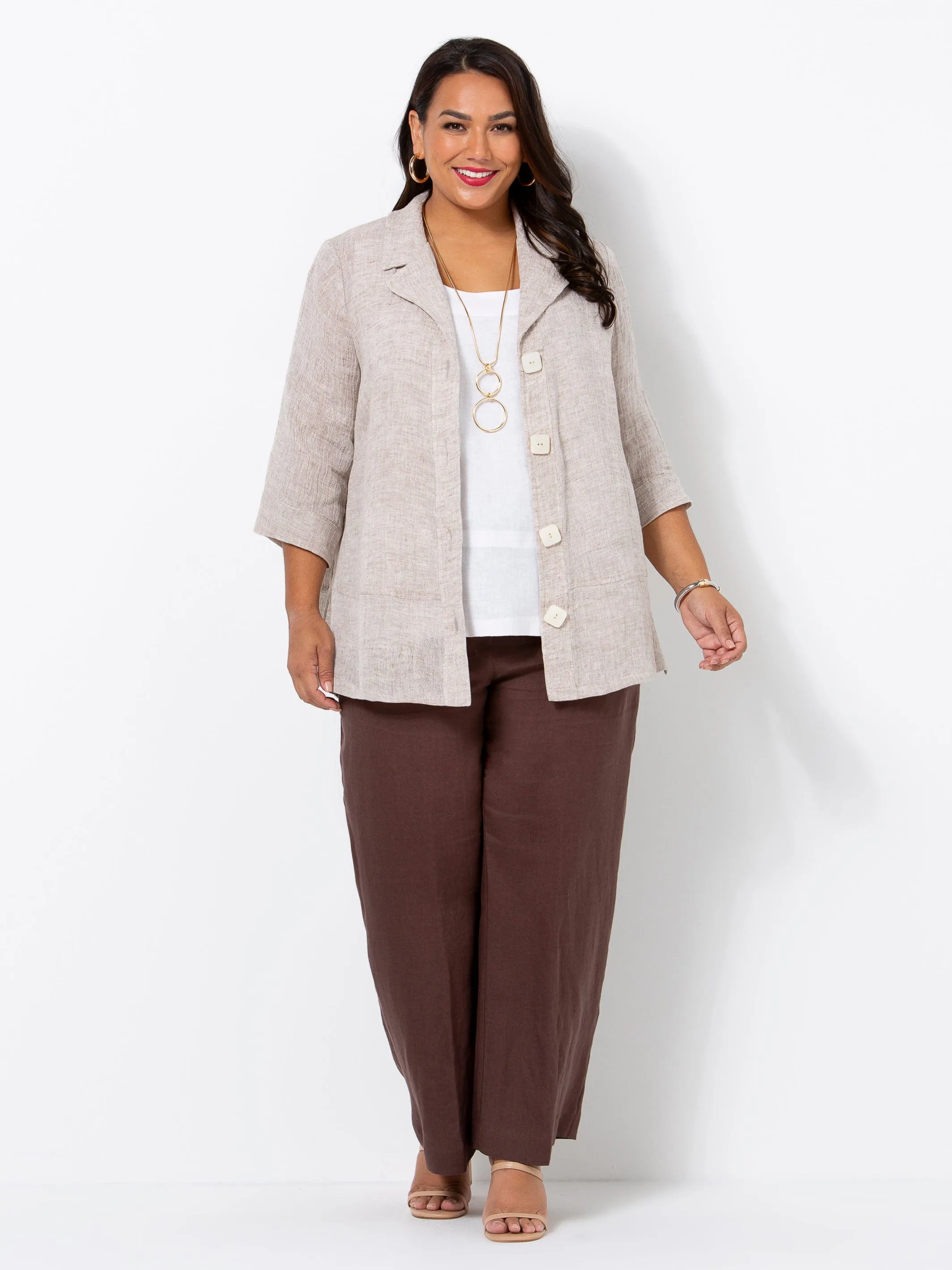 Cocoa Linen Pant