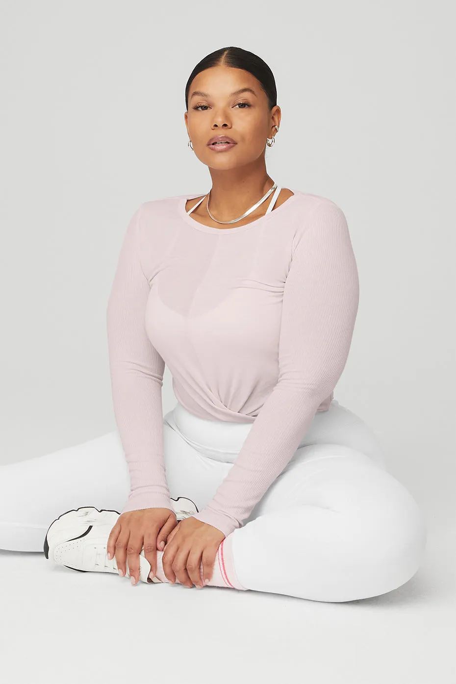 Cover Long Sleeve Top - Pink Sugar