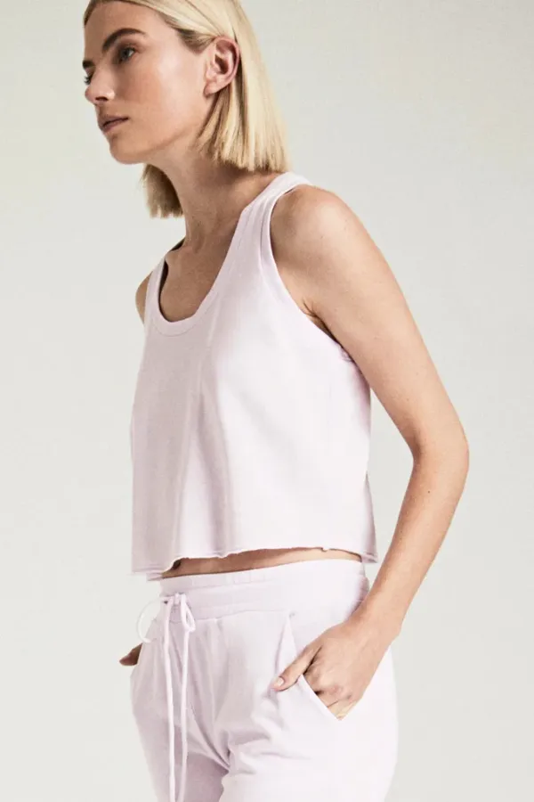 Cropped Racer Tank