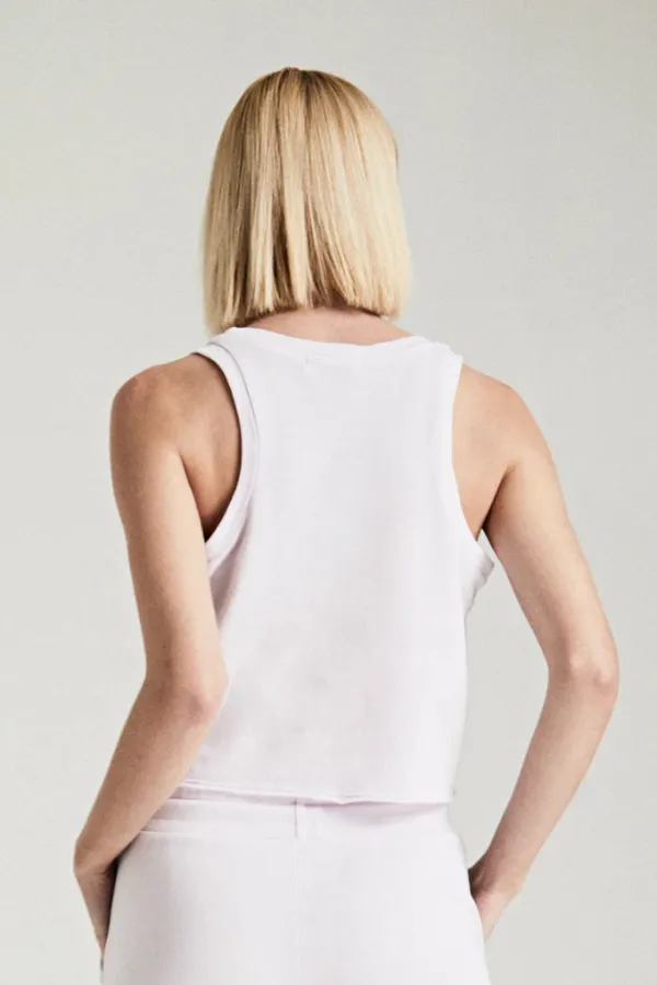 Cropped Racer Tank