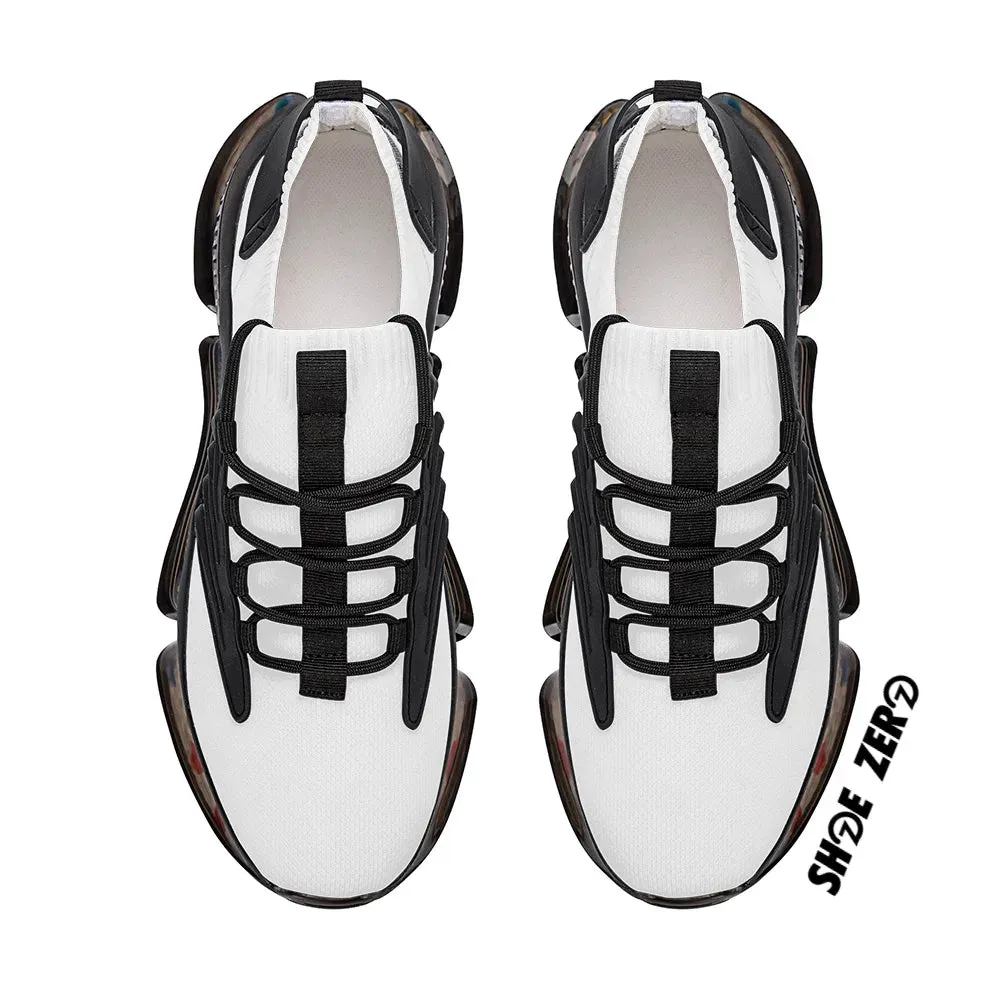 Customizable Air Heel React Sneakers (Black)