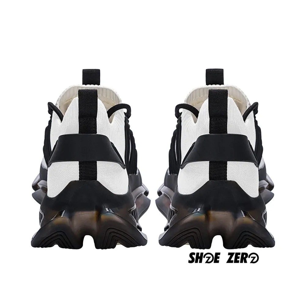 Customizable Air Heel React Sneakers (Black)