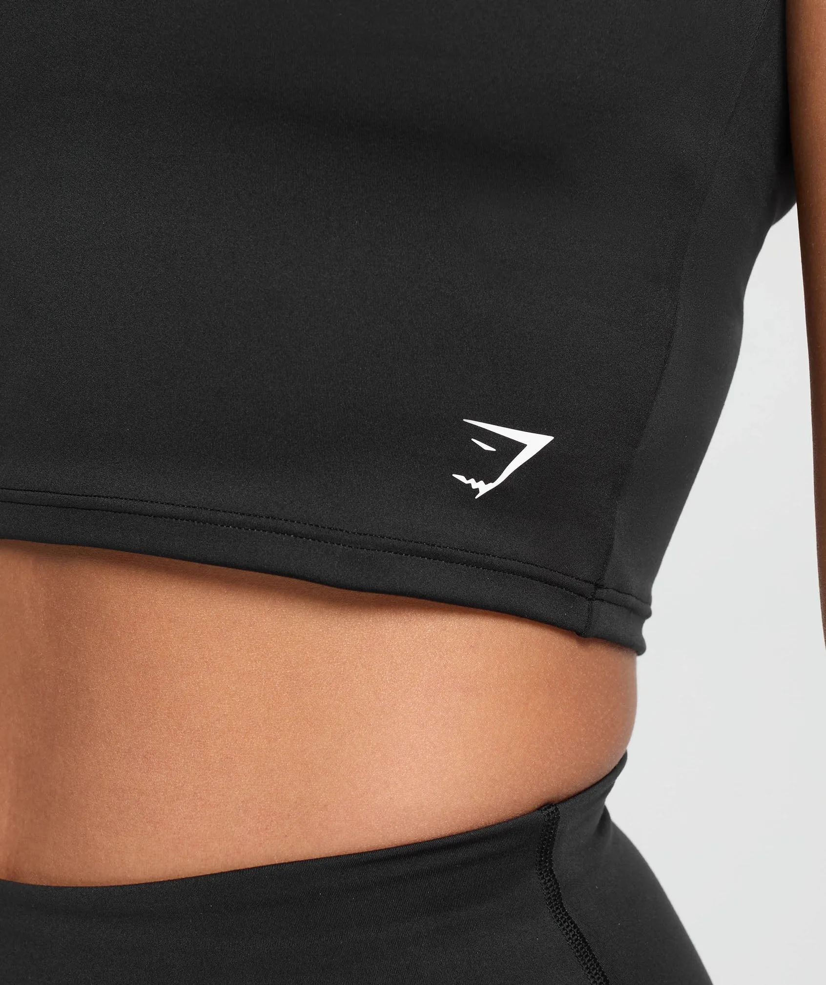 Gymshark Everyday C&S Trend Crop Top - Black