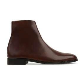 Heren - Men's Dark Brown Calf Leather Chelsea Boot