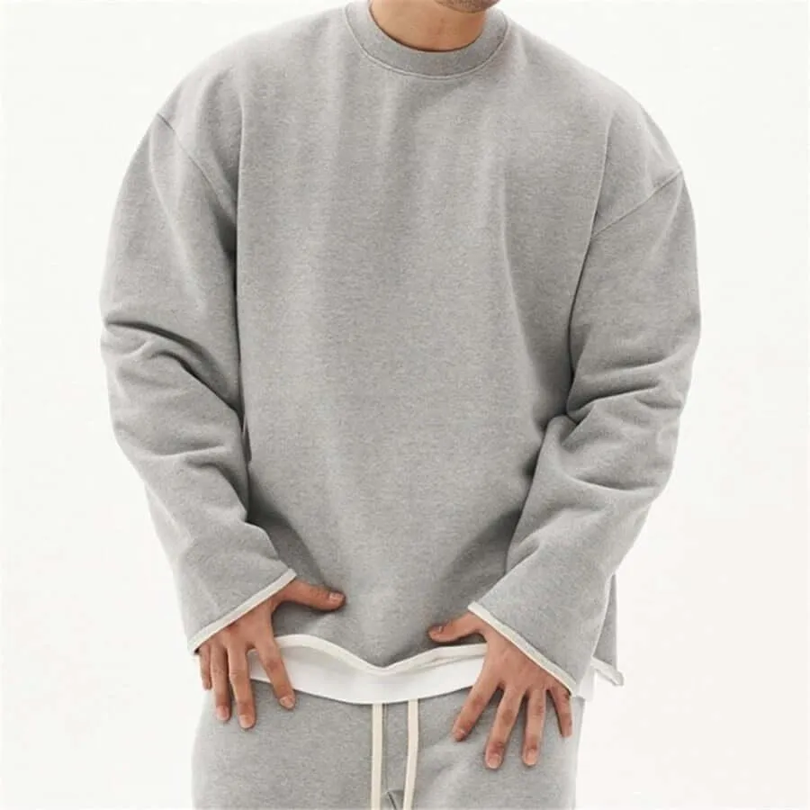 Men O-Neck Bodybuilding Sports Sweatshirt