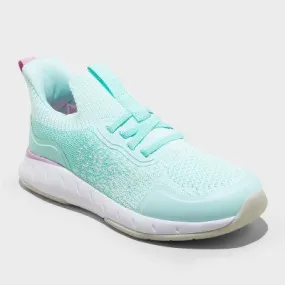 New - All In Motion Kids Knit Elastic Lace Slip On Performance Sneakers