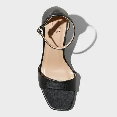 New - Women's Shelly Heels with Memory Foam Insole - A New Day