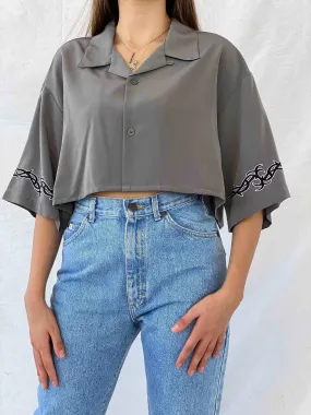 No Boundaries Cropped Shirt