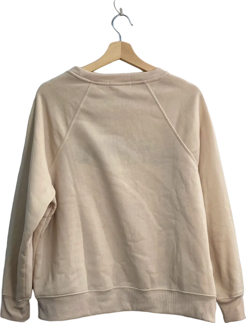 No Comment Beige Nashville Sweatshirt UK Medium