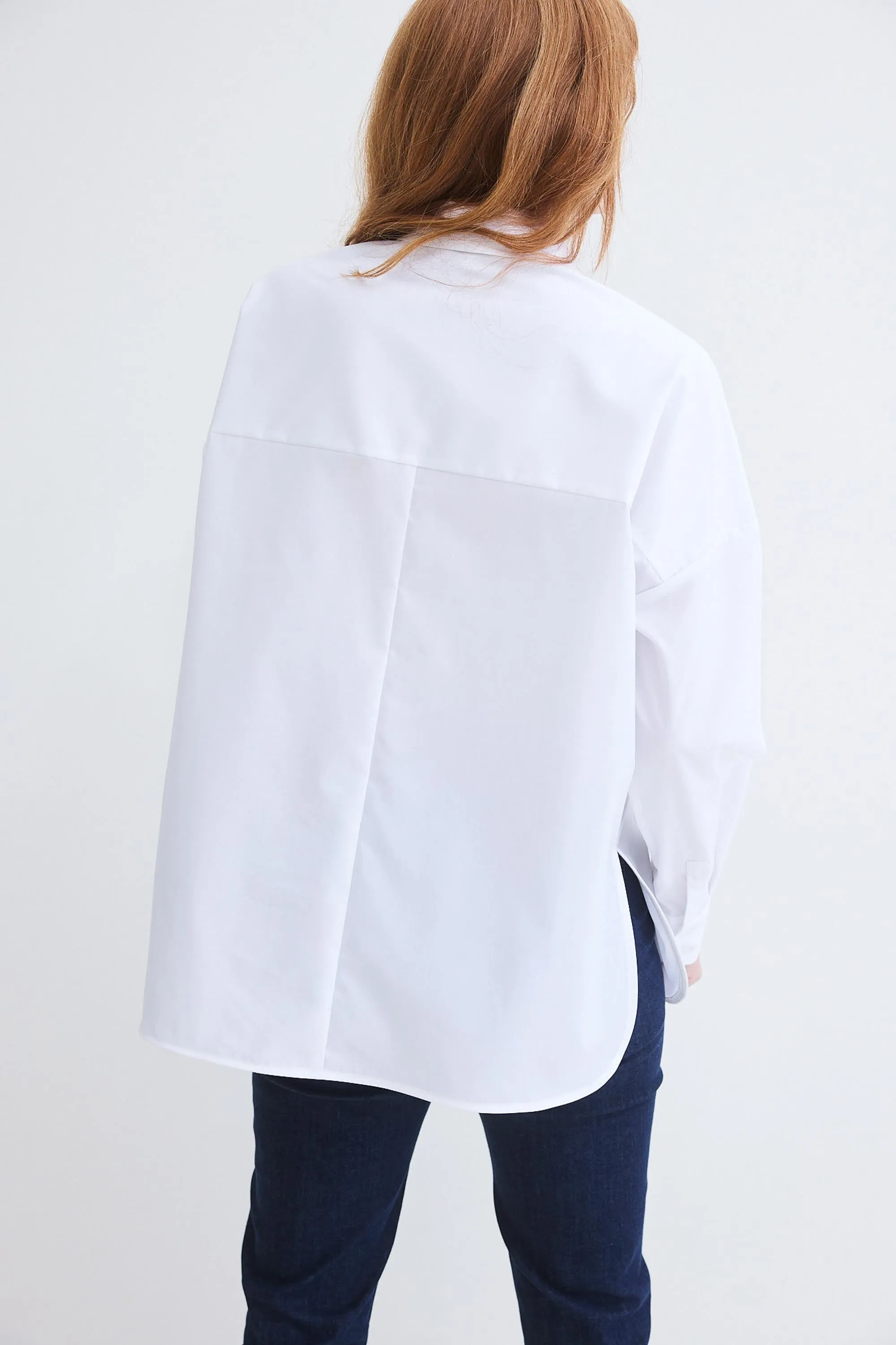 Non-Iron Refine Oversized Tunic