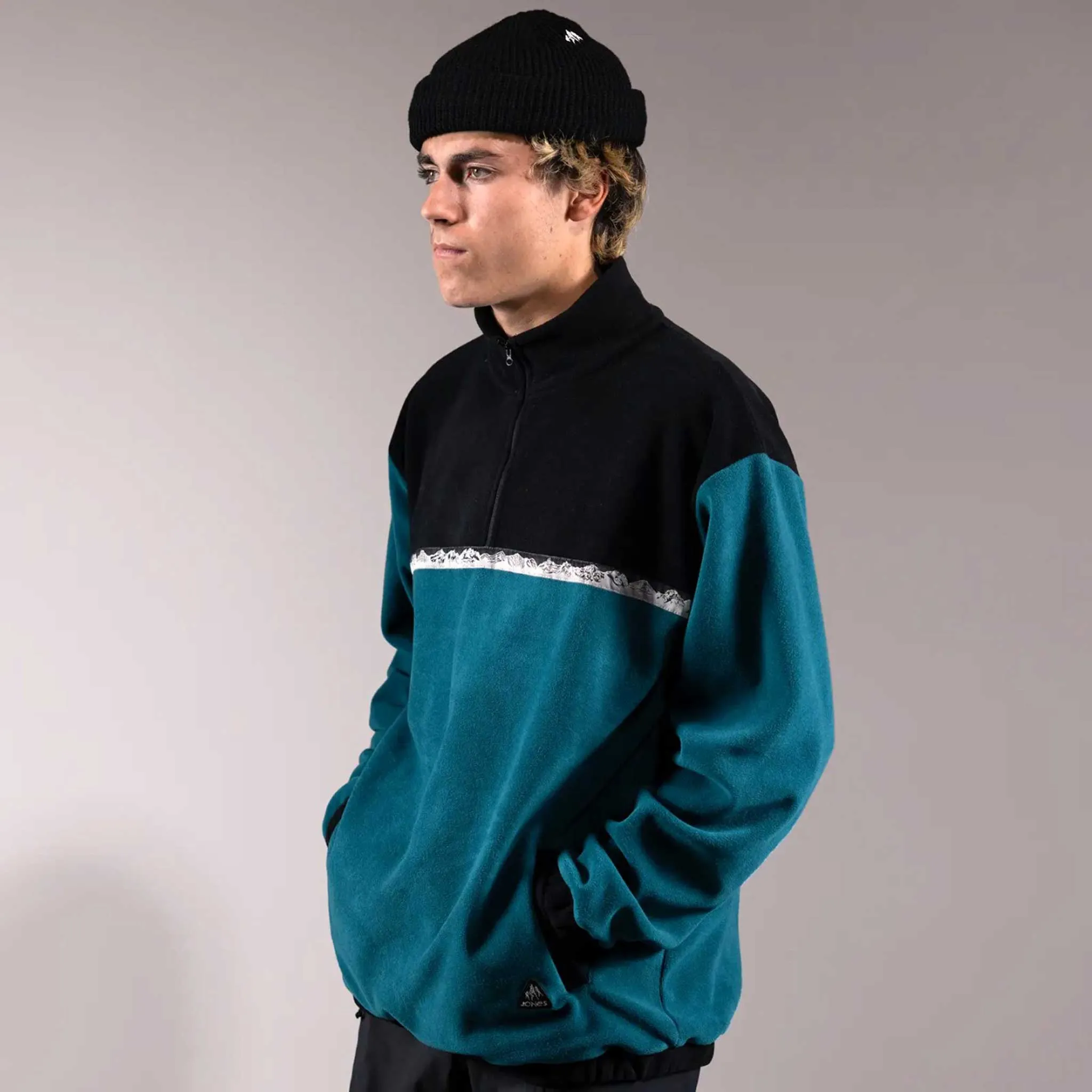 Recycled Fleece Half Zip Pullover