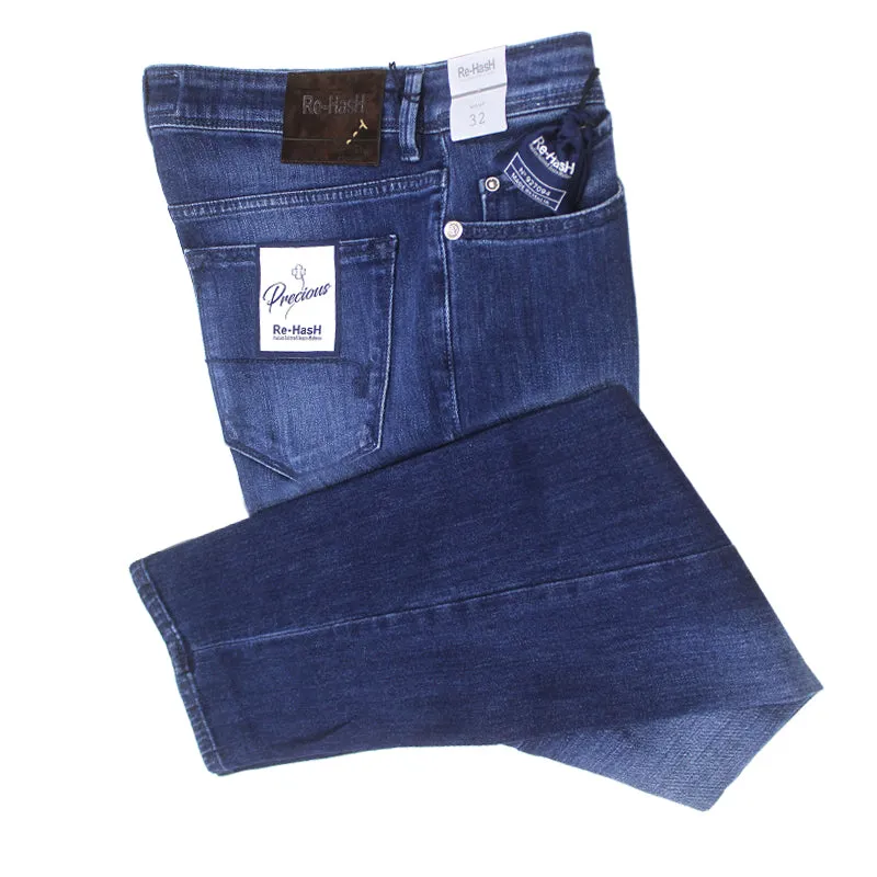 Rubens-Z Basic Denim 2644-QR 9185 Mid Blue