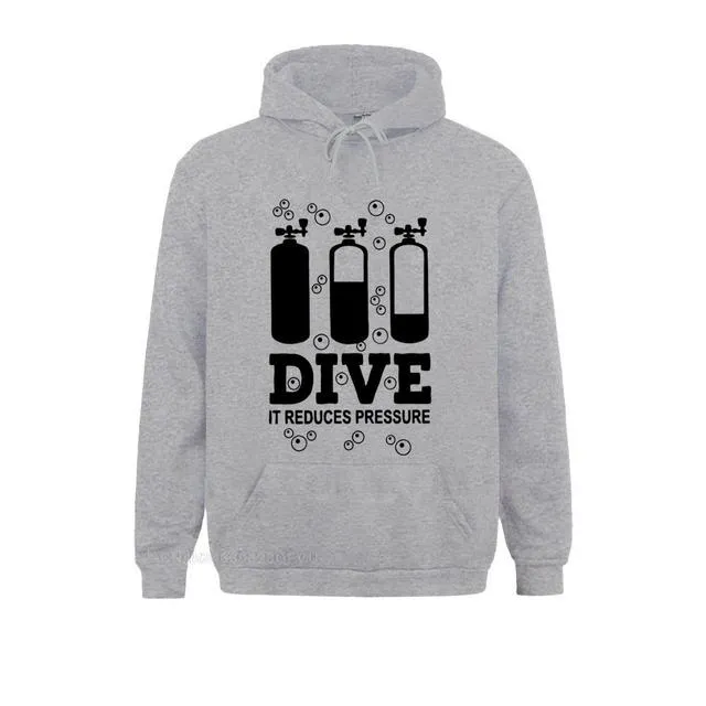 Scuba diving Hoodie Unisex | Dive - it reduces pressure