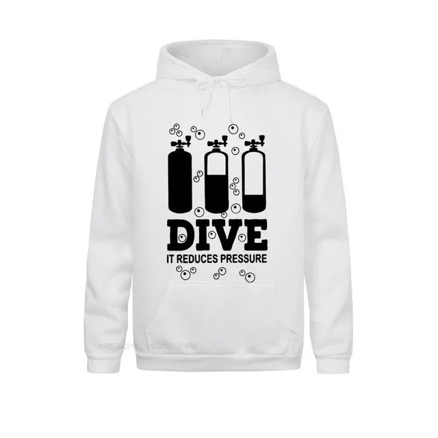 Scuba diving Hoodie Unisex | Dive - it reduces pressure