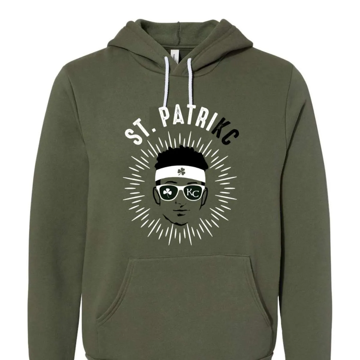 St. PatriKC Patrick Mahomes Ultra Soft Hoodie Sweatshirt - Military Green