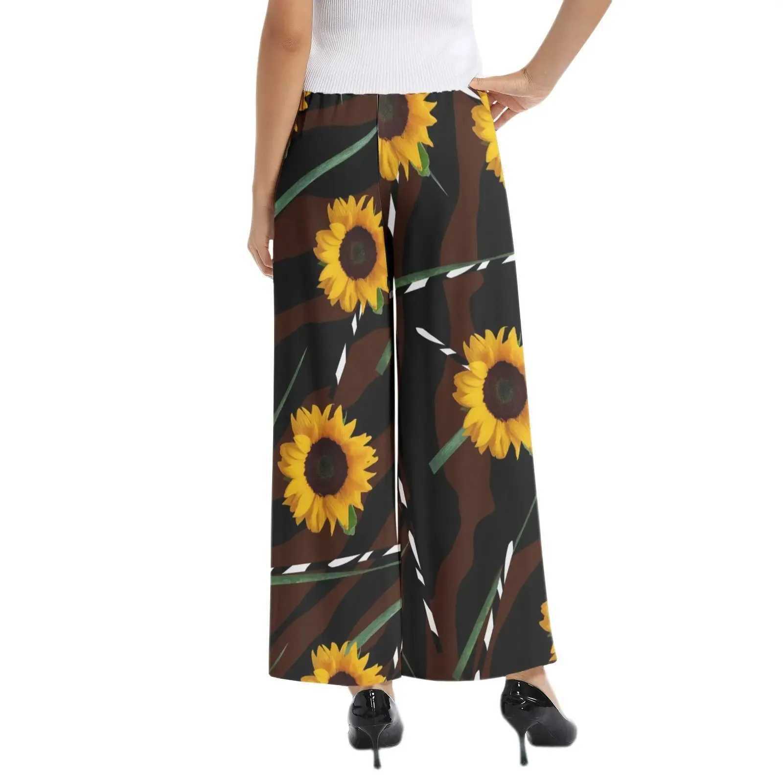 Sunflower Wild Elastic Waist Wide Leg Pant