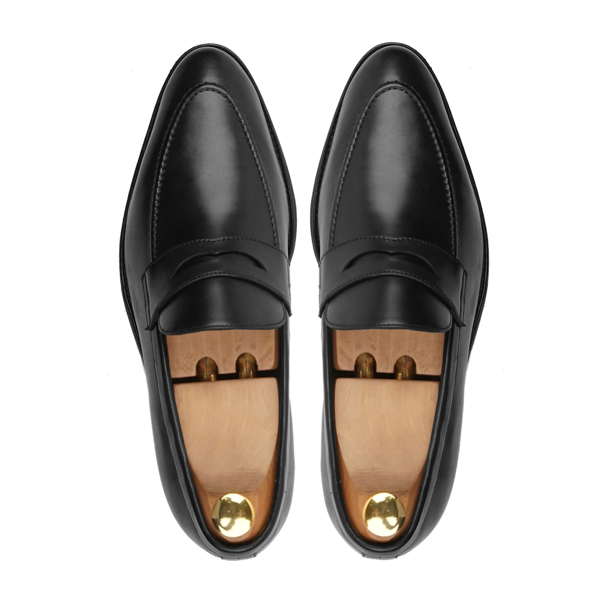 Toshiko - Men's Black Calf Leather Loafer