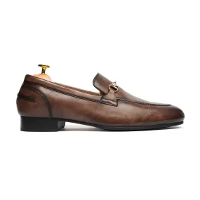 Venosa - Men's Brown Calf Leather Loafer