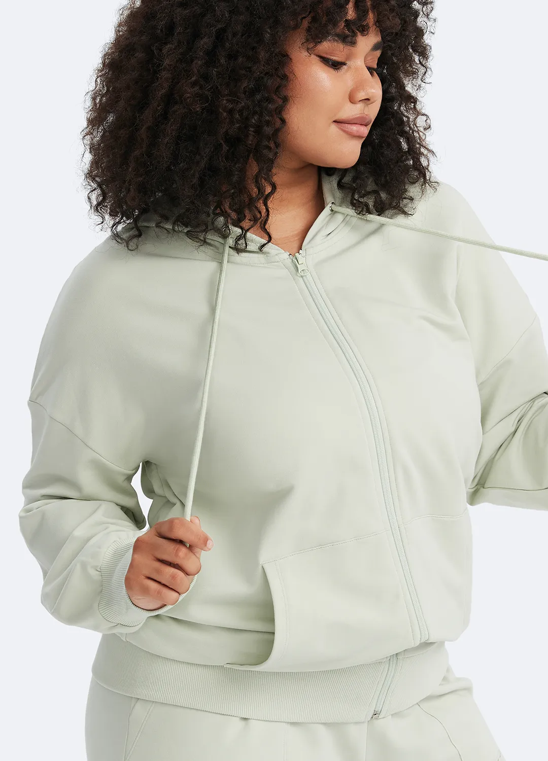 Zip Up Hoodie with Pockets